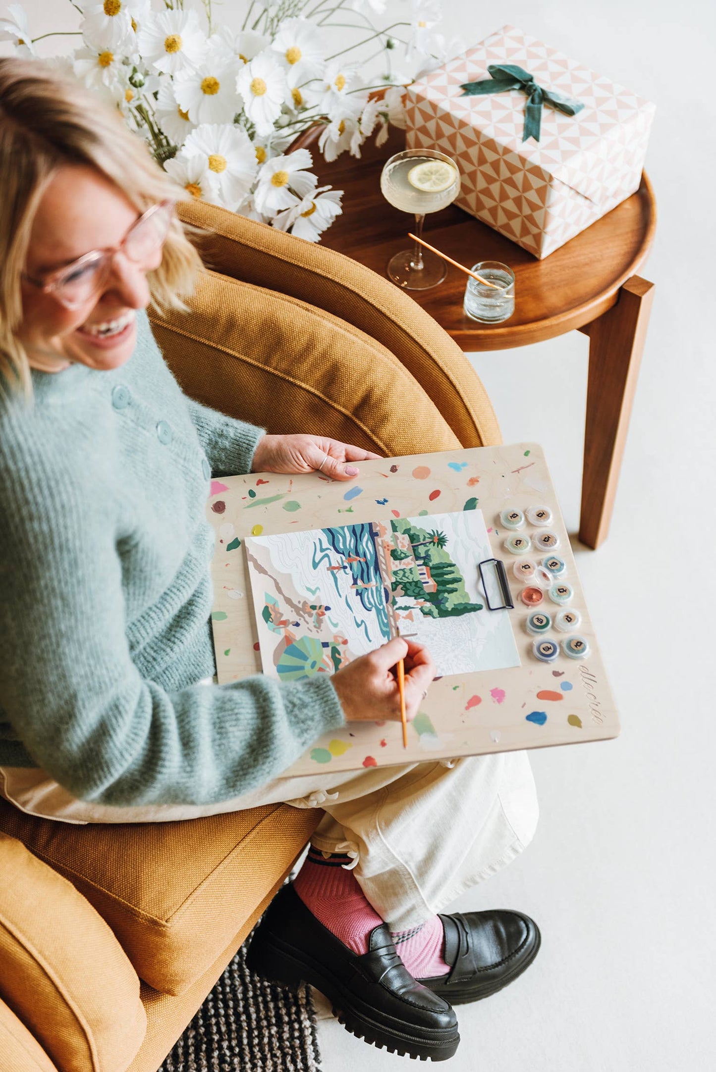 Riviera Romp Paint-by-Number Kit