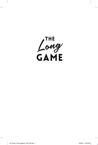 The Long Game A Novel book cover