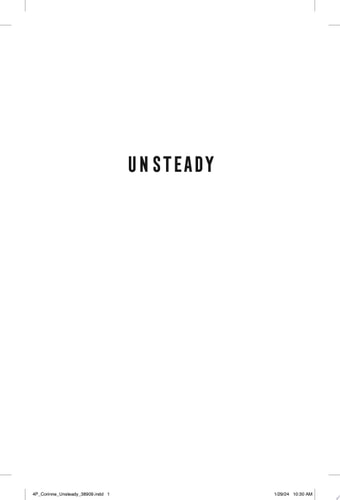 Unsteady A Novel book cover