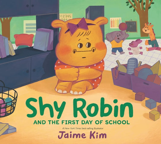 Shy Robin and the First Day of School book cover