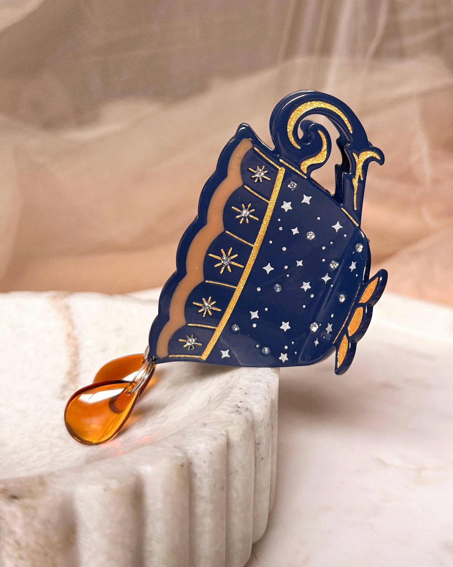 Spill The Tea Claw Clip