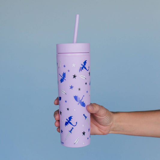 Romantasy Reader 16oz Acrylic Tumbler - Lilac