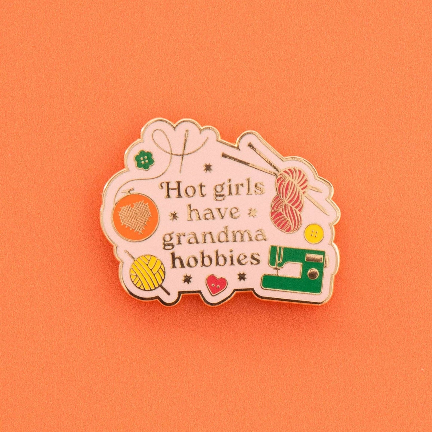 Hot Girls Have Grandma Hobbies Magnetic Needle Minder
