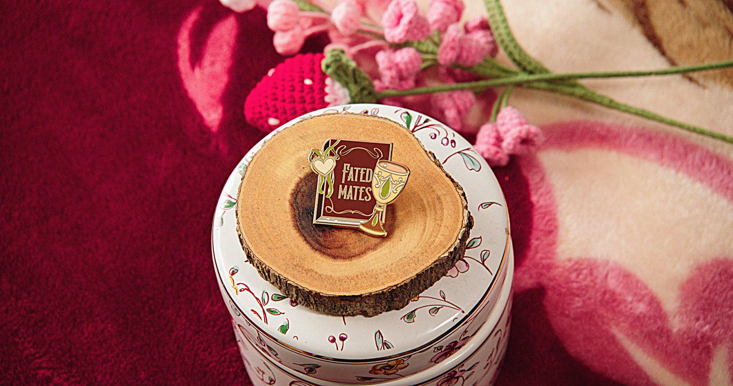 "Fated Mates" Bookish Enamel Pin