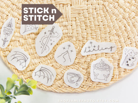 ACOTAR Embroidery Stick n Stitch Pack, Romantasy Fairy Court