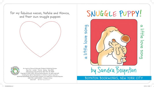Snuggle Puppy! Oversized Lap Board Book book cover