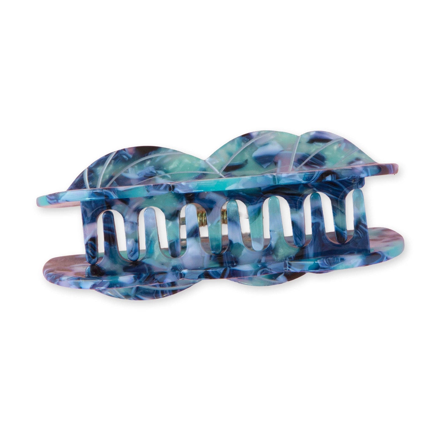 Blue Yarn Skein Hair Claw Clip