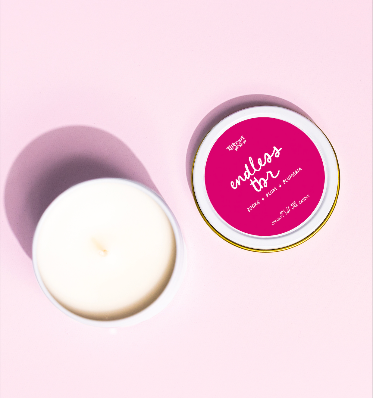 Endless TBR Bookish Candle