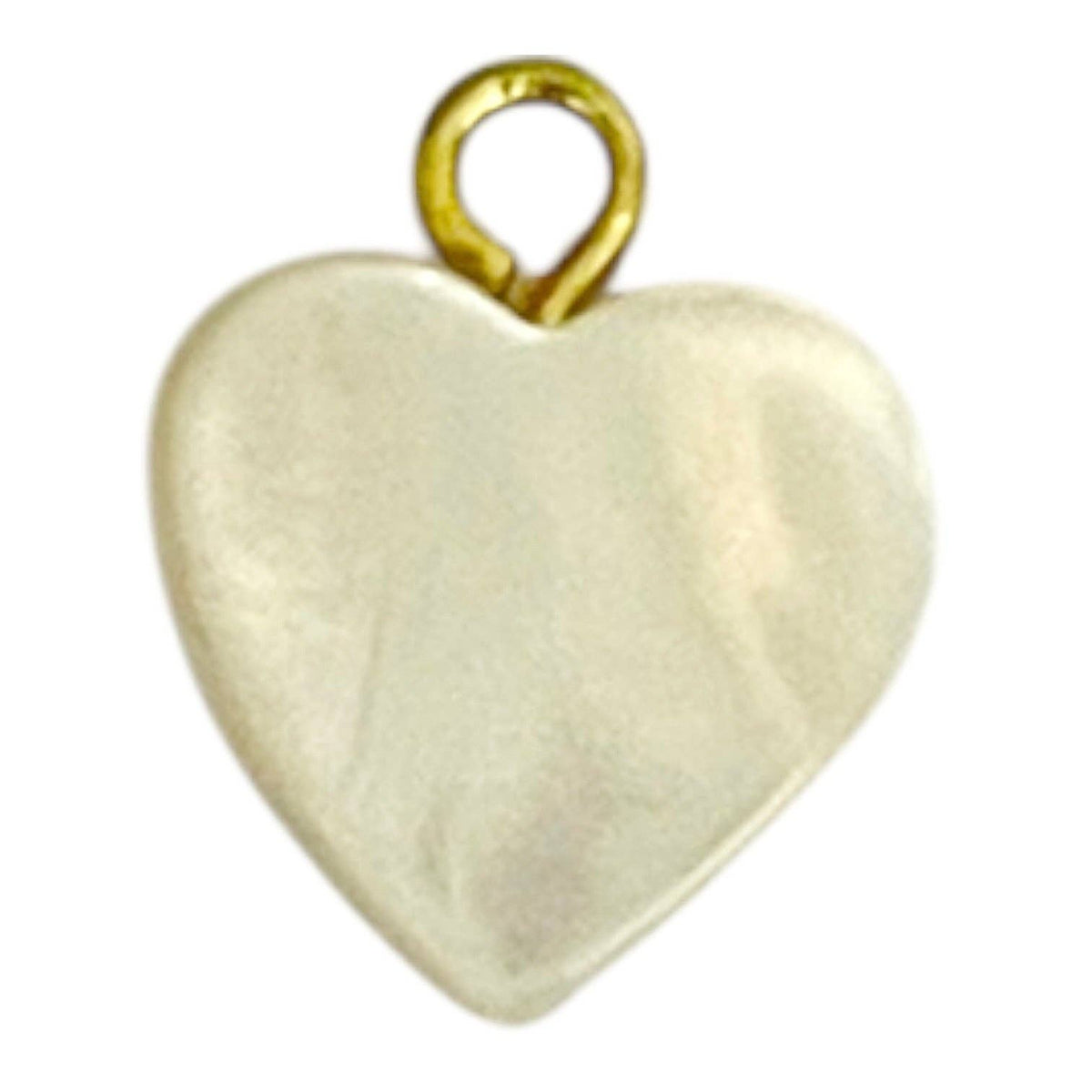 Single Charm - Mother of Pearl Heart