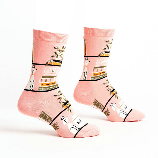 A Novel Idea Crew Socks