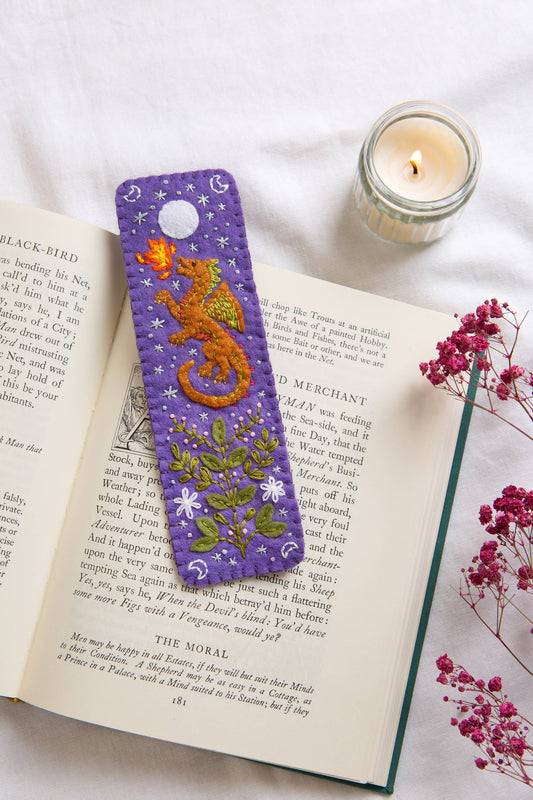 Dragon Bookmark Felt Craft Kit | Complete Craft Kit