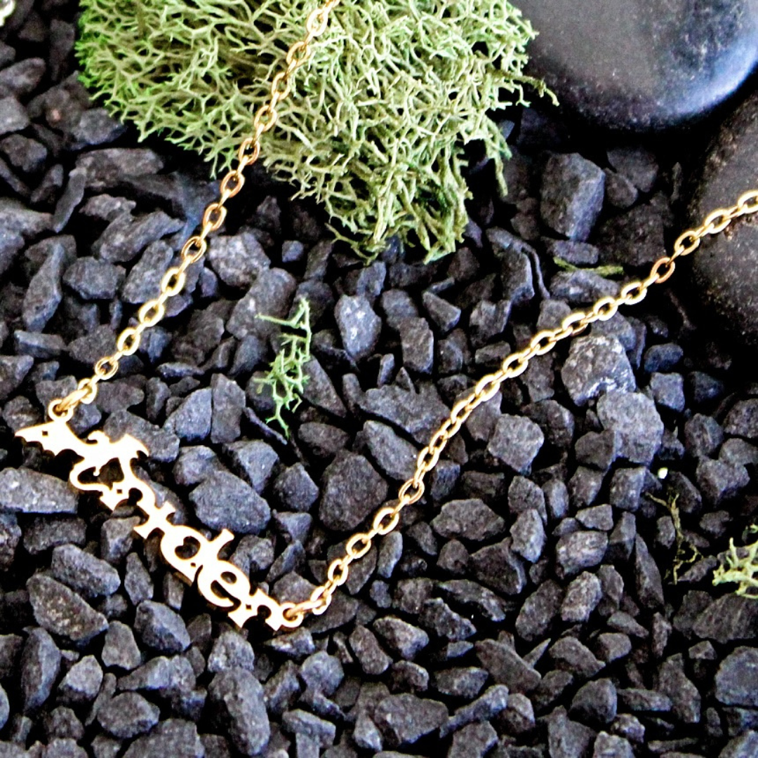 Petite Rider Necklace | Stainless Steel Fantasy Pendant | Dainty Romantasy Jewelry Inspired by BOOKTOK
