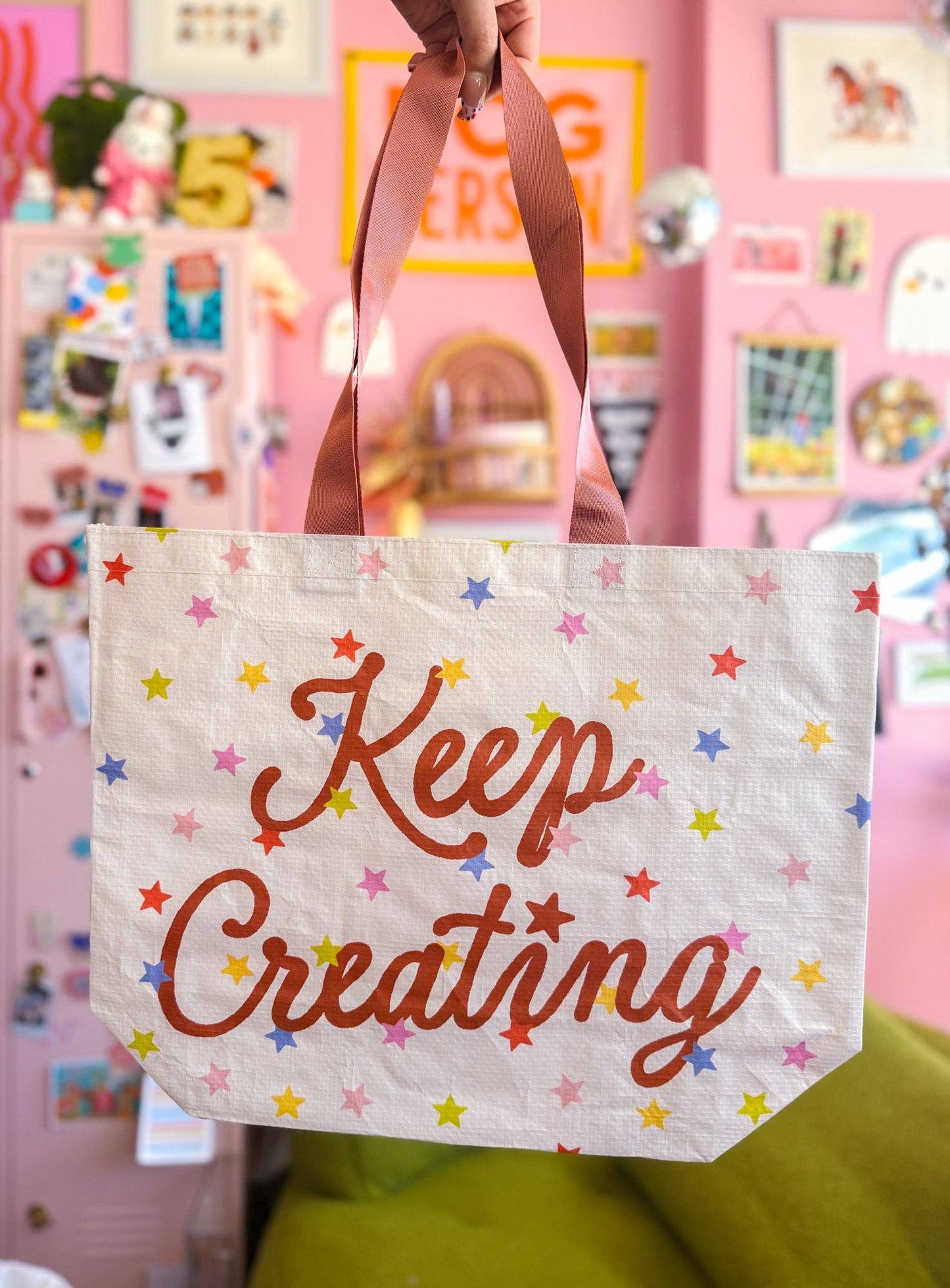 Keep Creating Reusable Bag