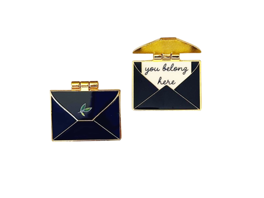 You Belong Here Envelope Enamel Pin