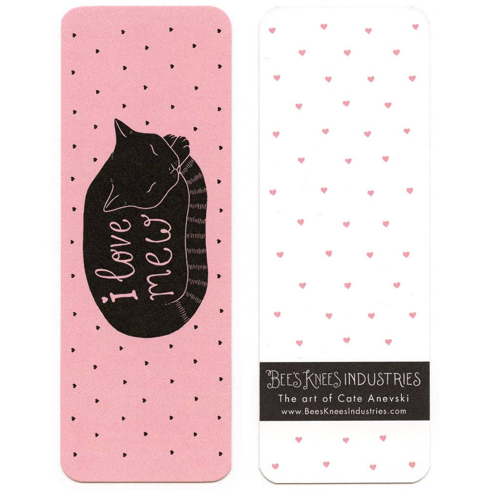 I Love Mew Cat Bookmark