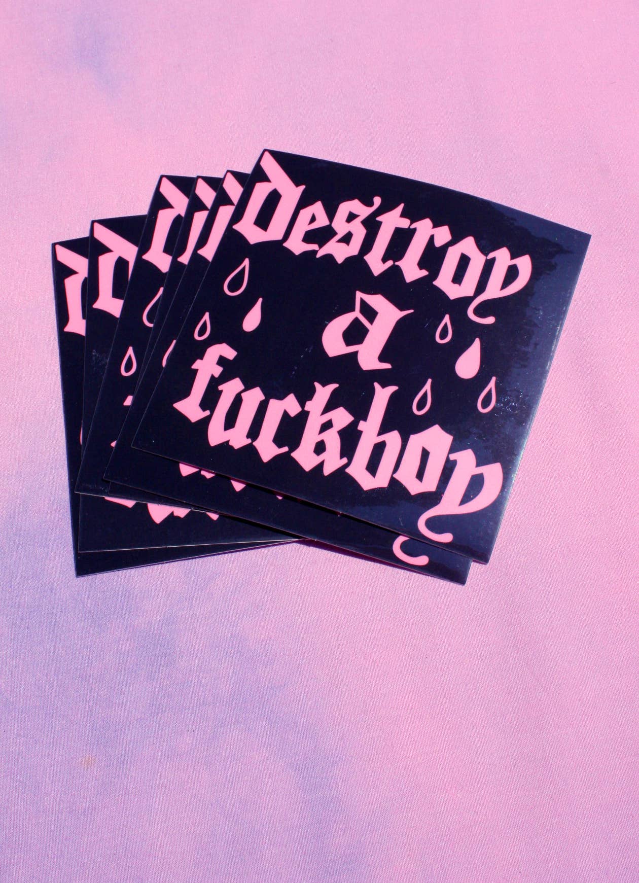 Destroy A F*ckboy Vinyl Sticker