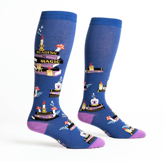 Reading Is Magic Stretch-It Knee Highs