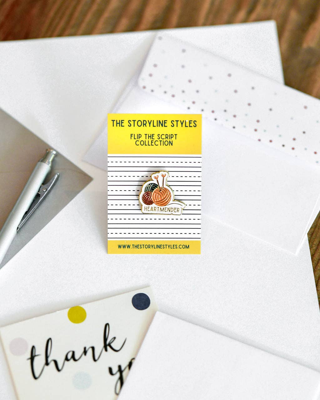 Heartmender Book Enamel Pin