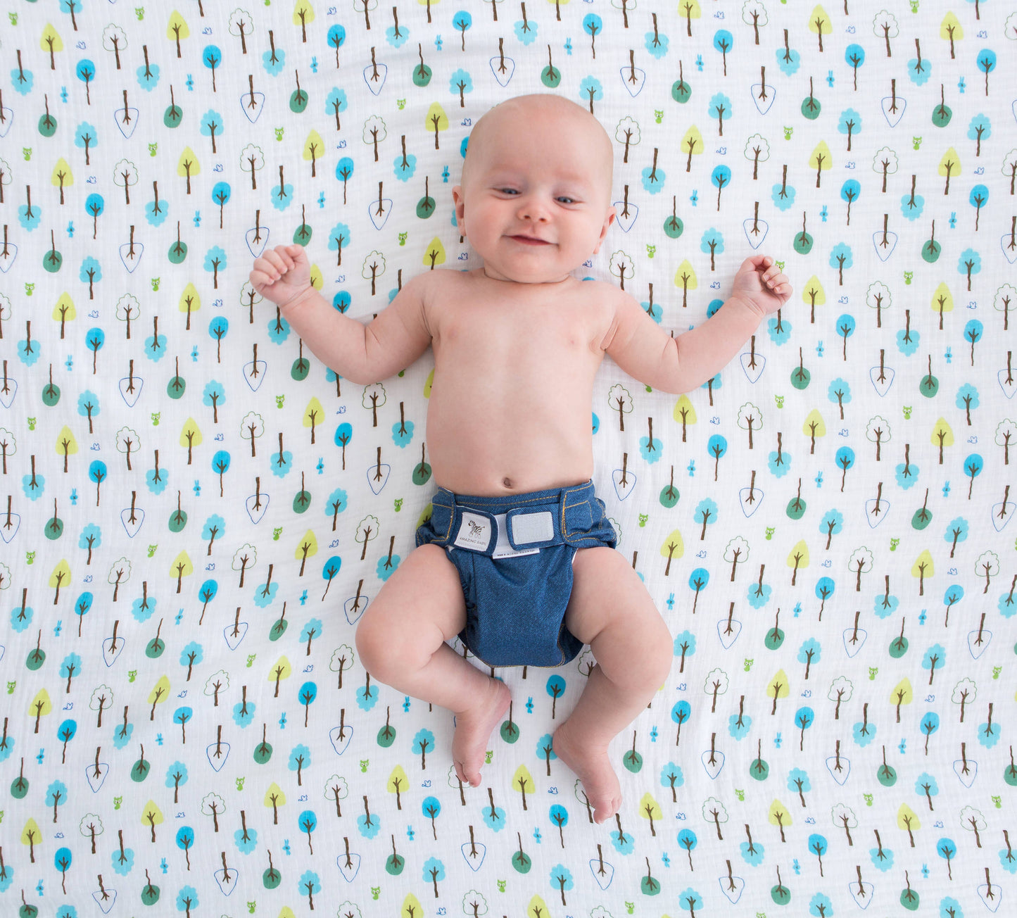 Giraffe & Friends Marquisette Swaddle Blankets Set of 3