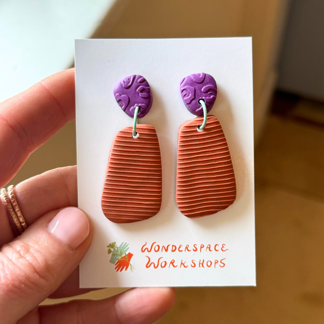 Polymer Clay Earrings Class