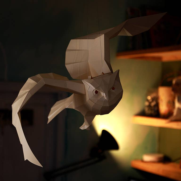 3D Paper Art Hanging Owl Origami Model