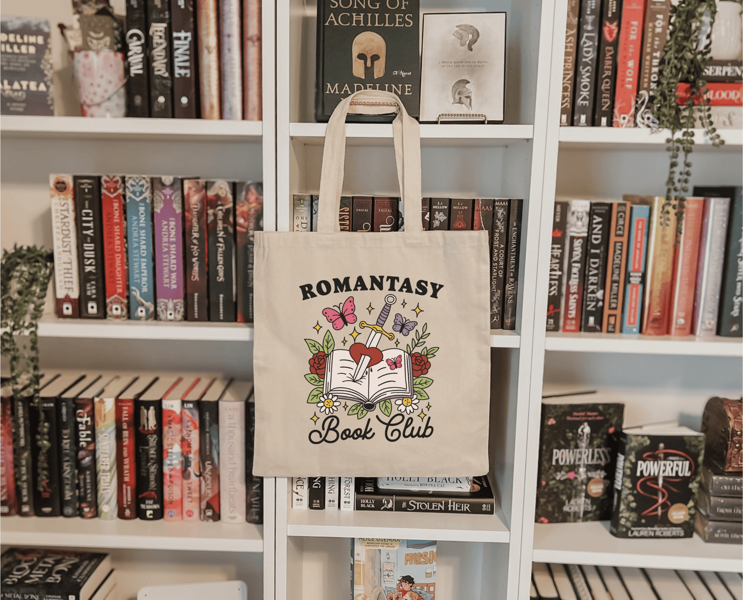 Romantasy book club tote
