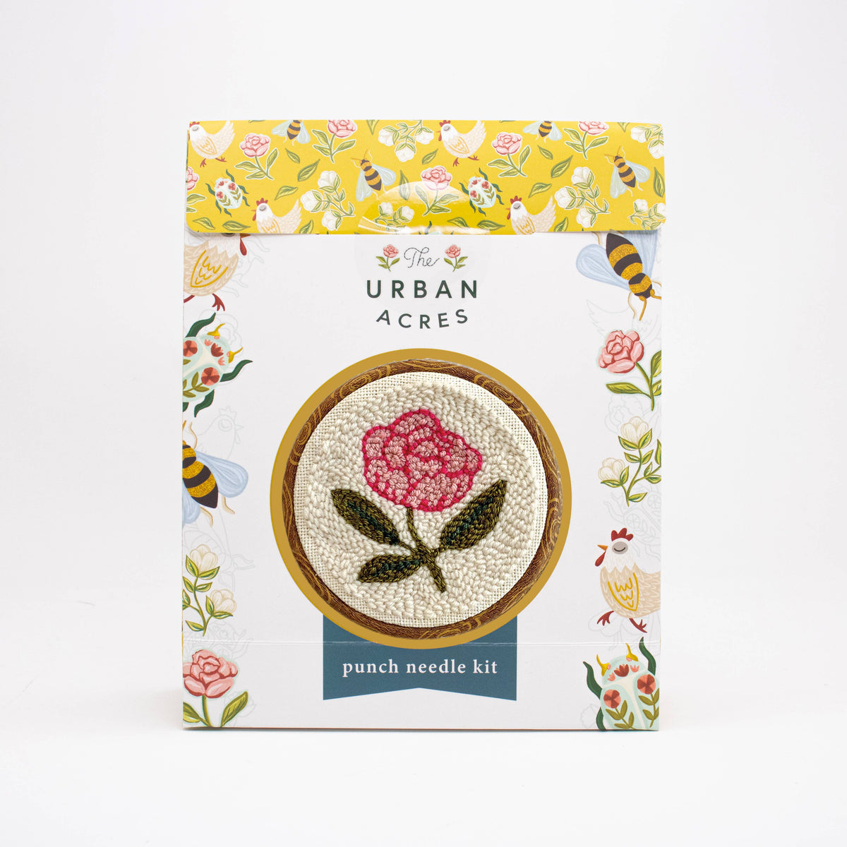 Pink Peony Punch Needle Kit
