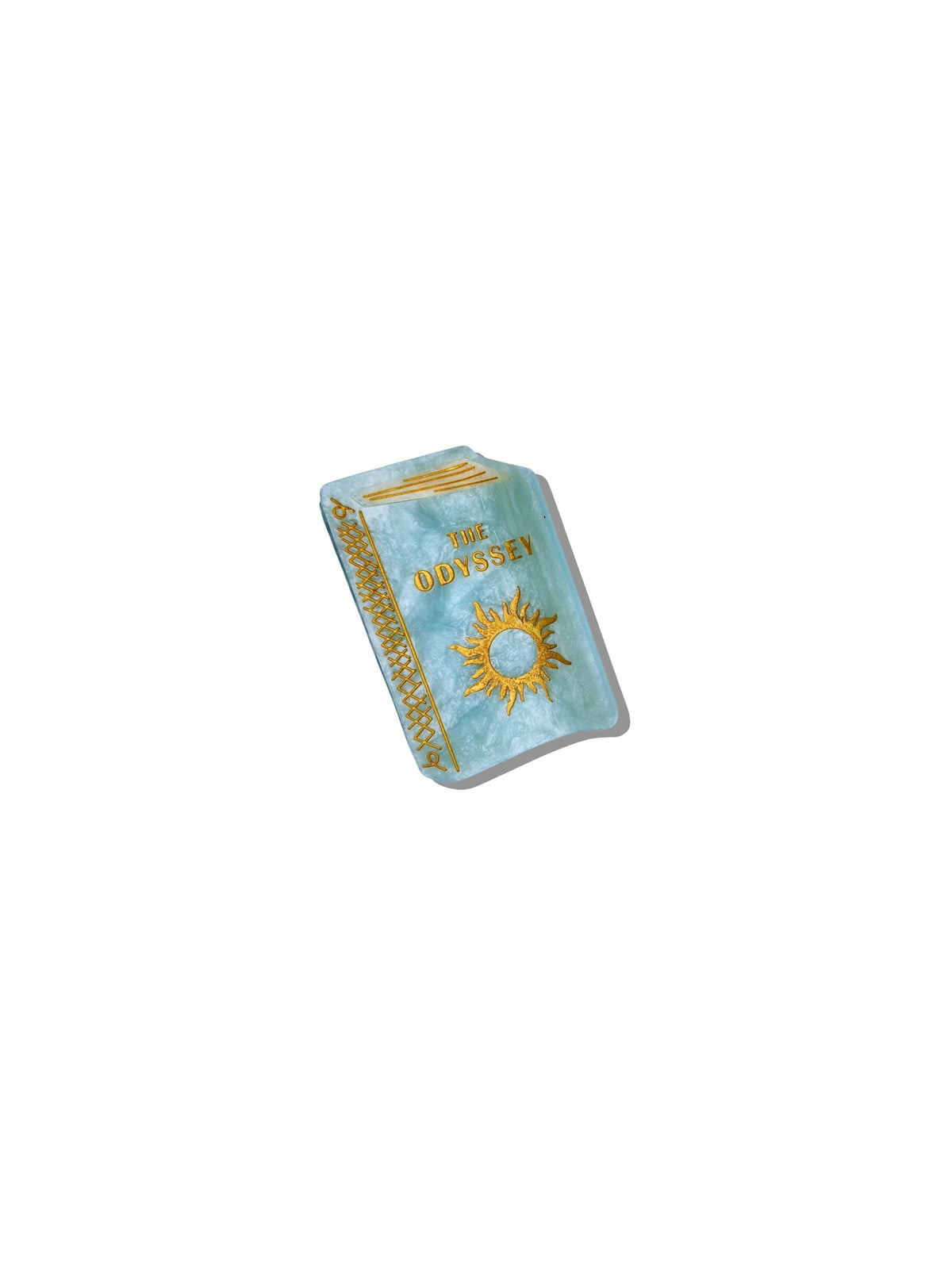 Hand-painted Mini The Odyssey Book Claw Hair Clip | Eco-Friendly