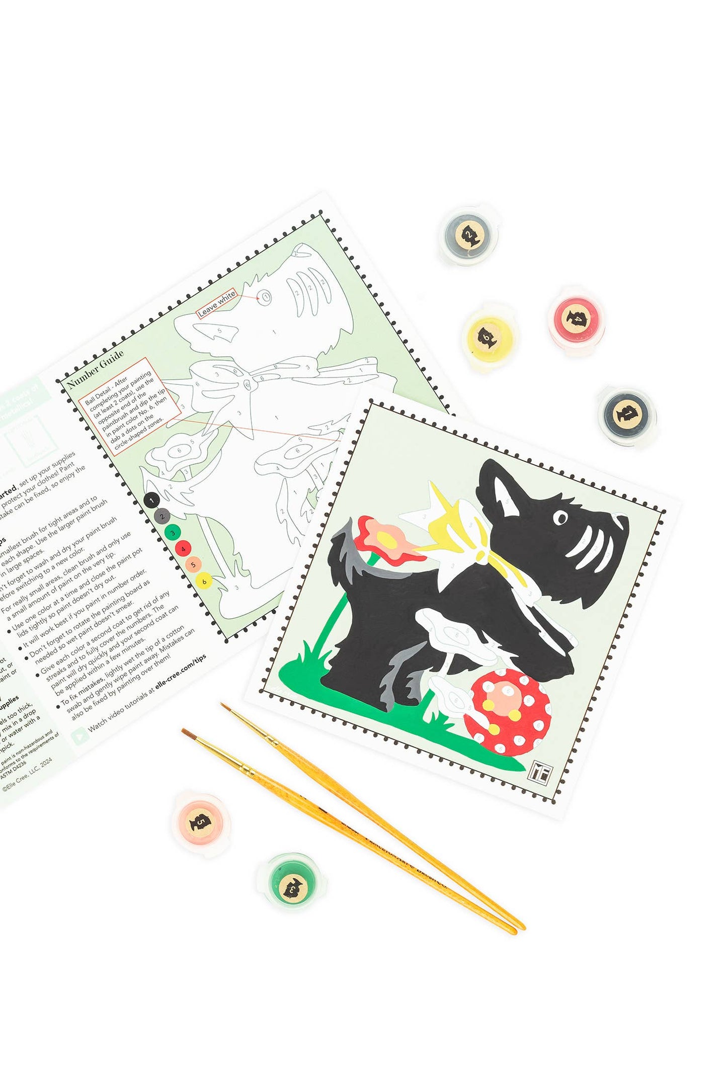 Scottie Scuttle Mary Engelbreit MINI Paint-by-Number Kit