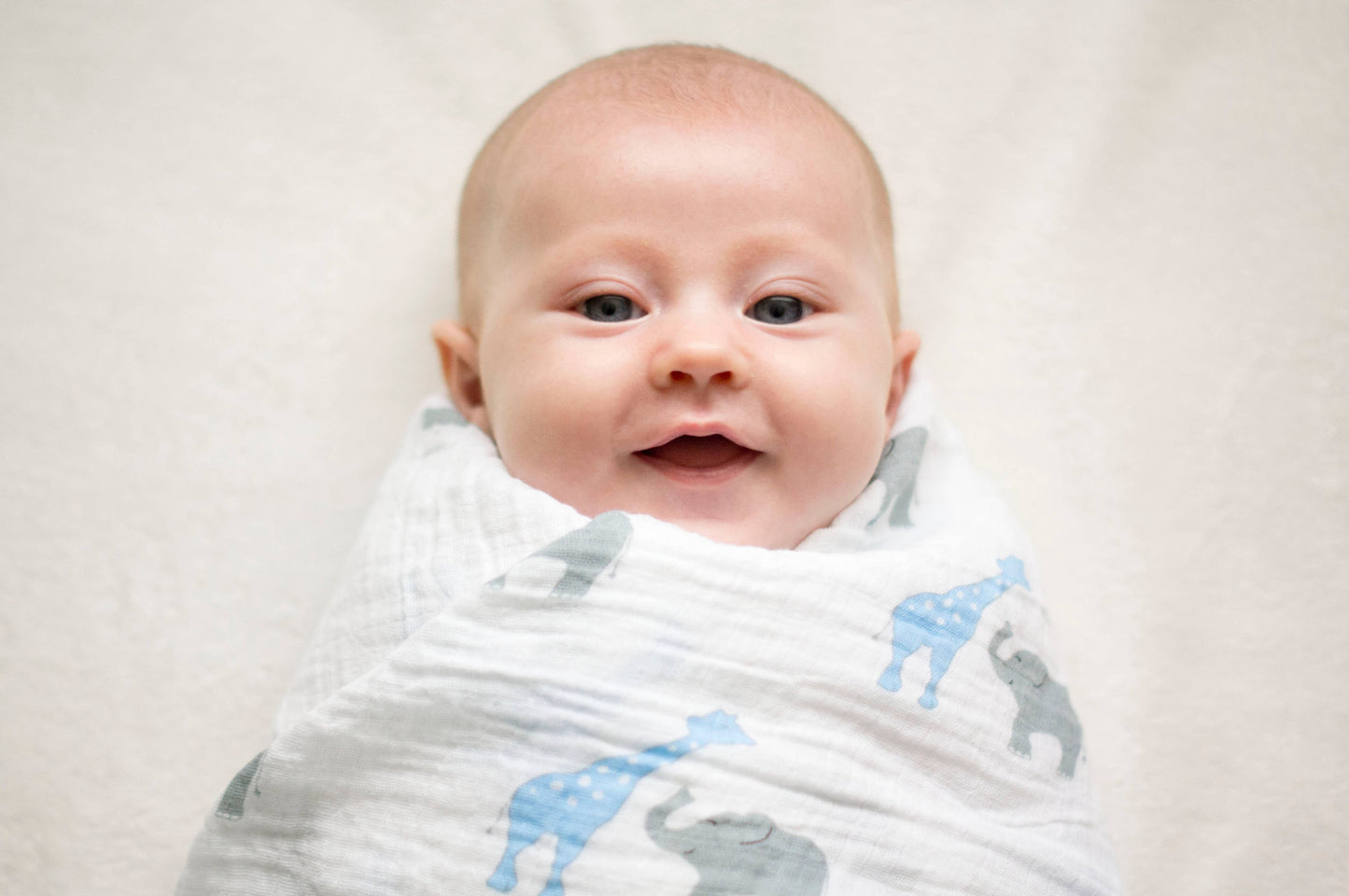 Giraffe & Friends Marquisette Swaddle Blankets Set of 3