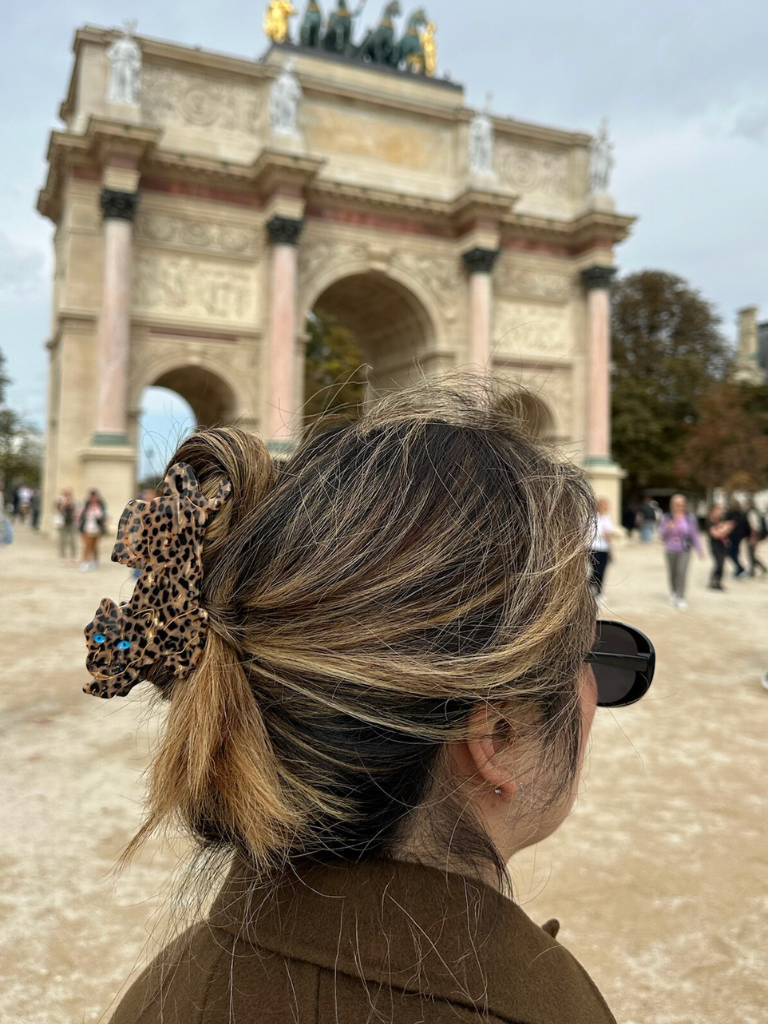 Hand-painted Leopard Claw Hair Clip | Eco-Friendly