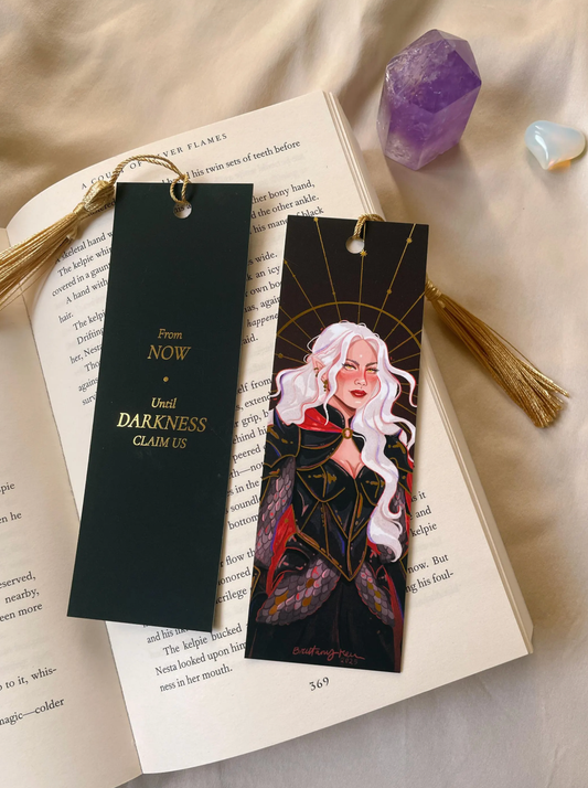 Manon Gold Foil Bookmark (gold tassel)