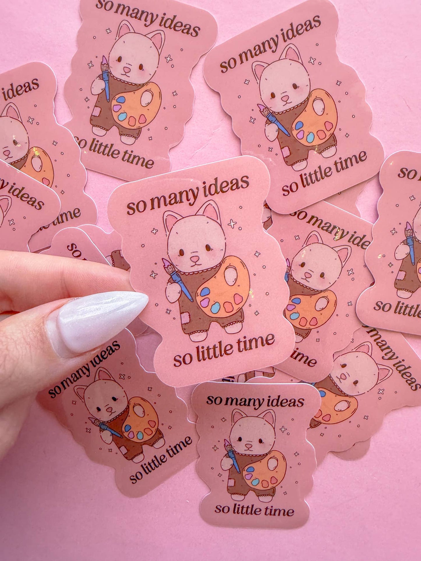 So Many Ideas Vinyl Sticker