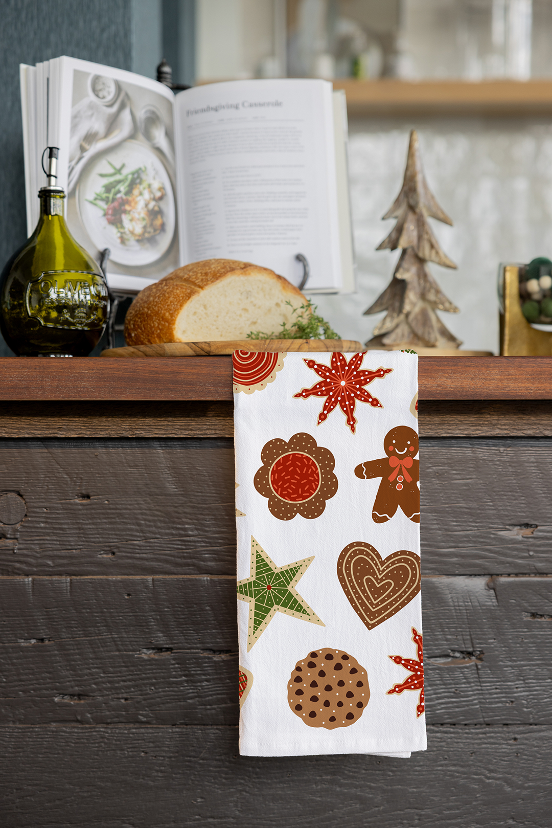 Christmas Cookies Tea Towel – Christmas Decor