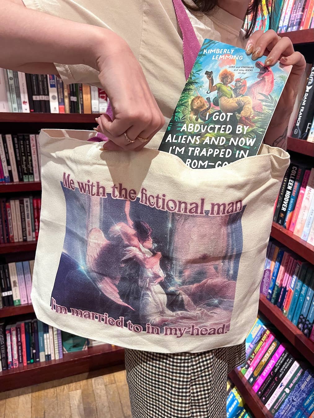 Fictional Man Fine Art Bookish Tote Bag | Totes
