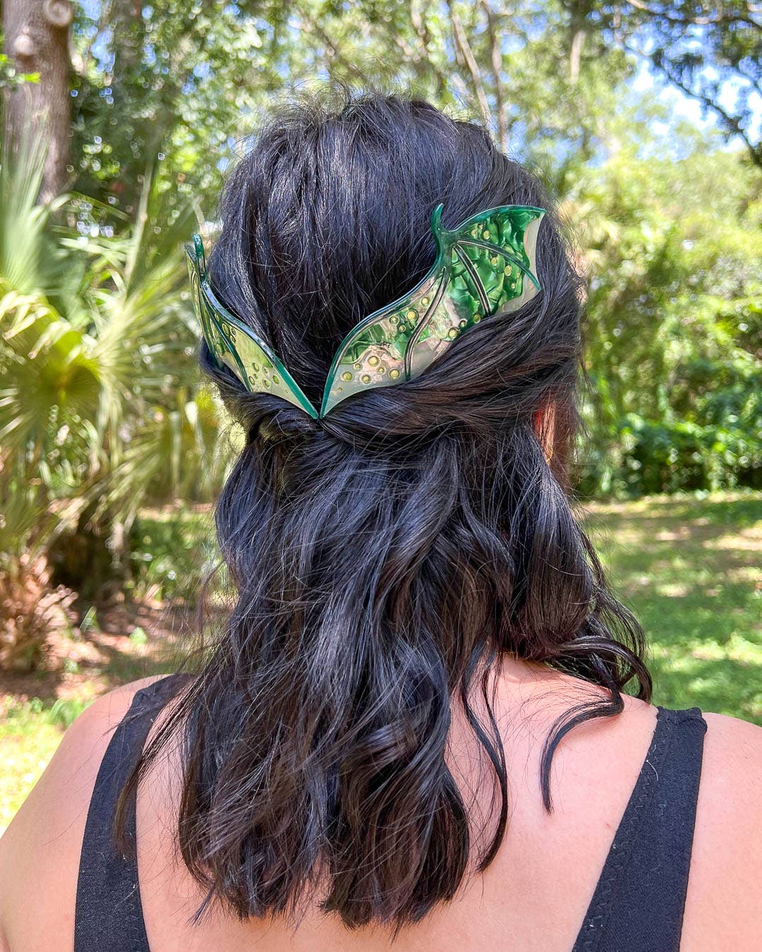 Green Dragon Wing Comb Set | Fantasy Gifts