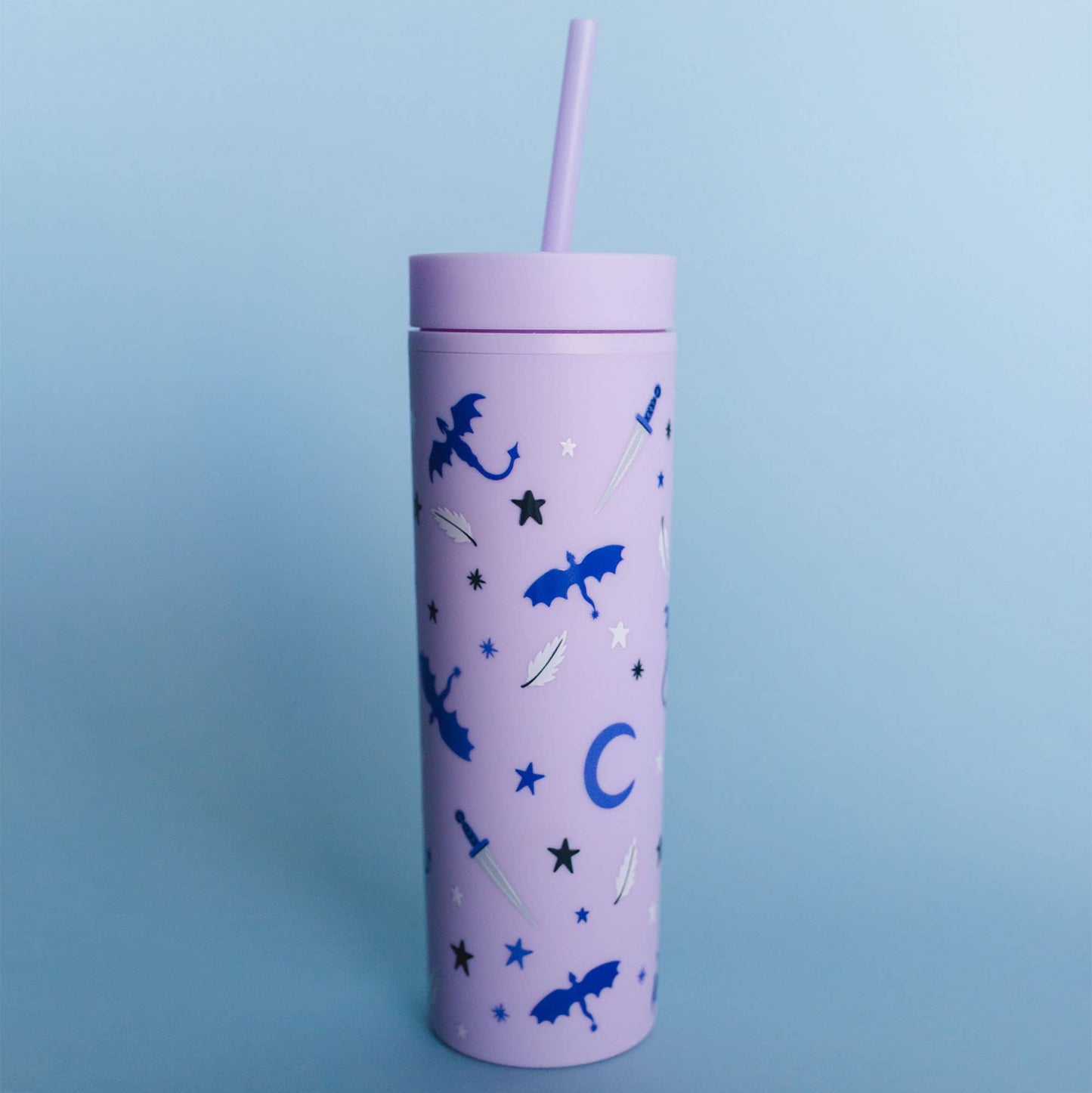 Romantasy Reader 16oz Acrylic Tumbler - Lilac