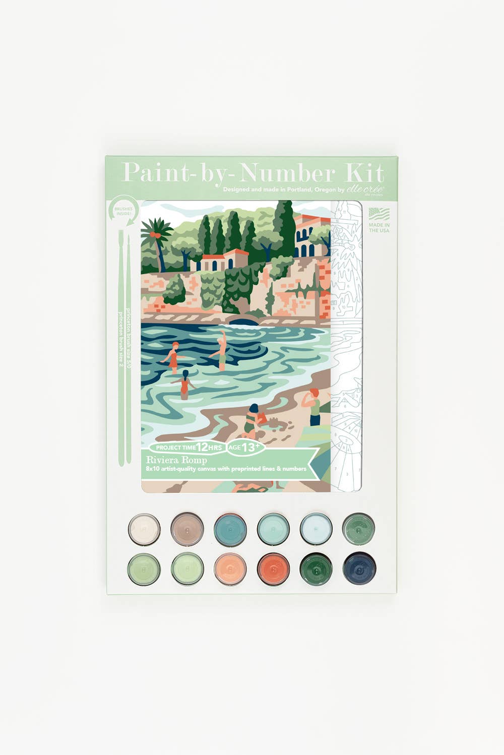 Riviera Romp Paint-by-Number Kit