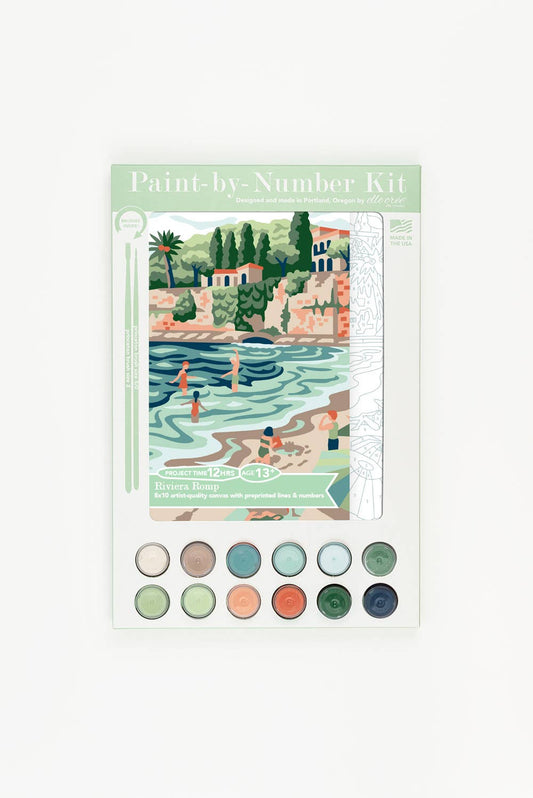 Riviera Romp Paint-by-Number Kit