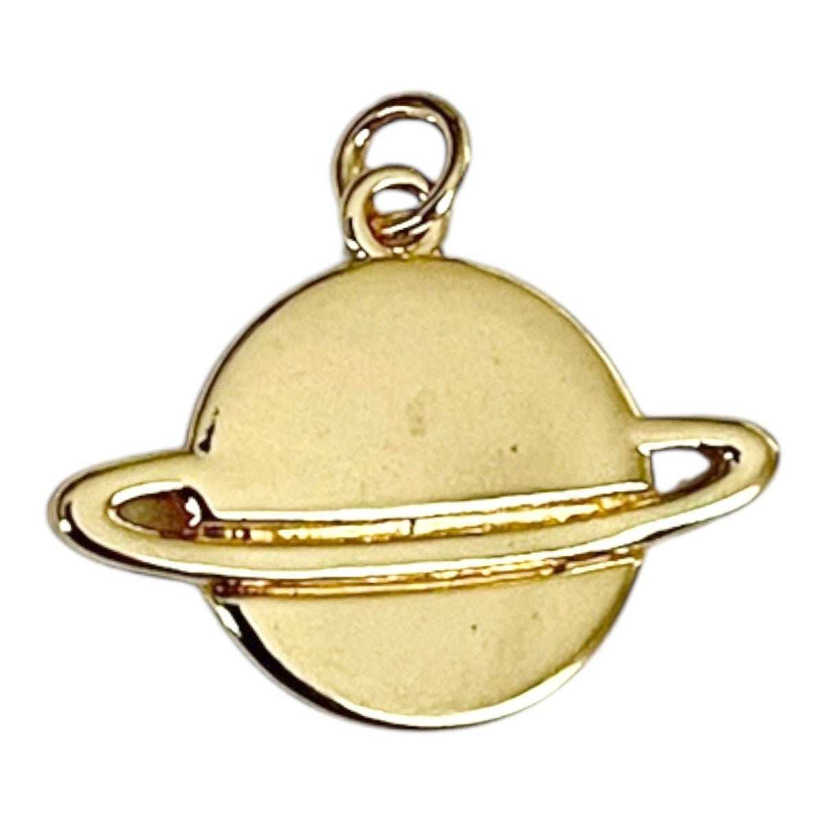 Single Charm - Gold Saturn