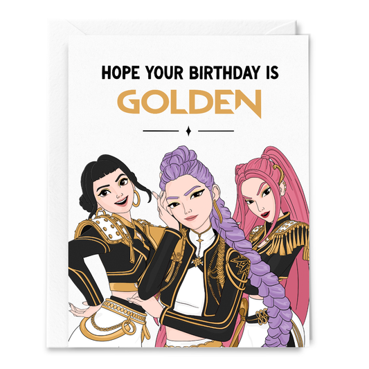 Hope Your Birthday is Golden Card