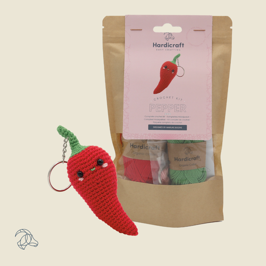 DIY Crochet Kit - Pepper Bag Charm