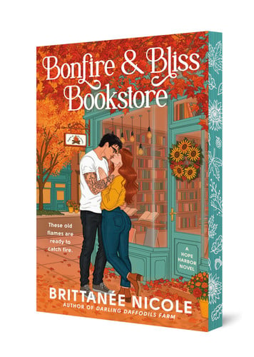 Bonfire and Bliss Bookstore (A Hope Harbor Novel) book cover
