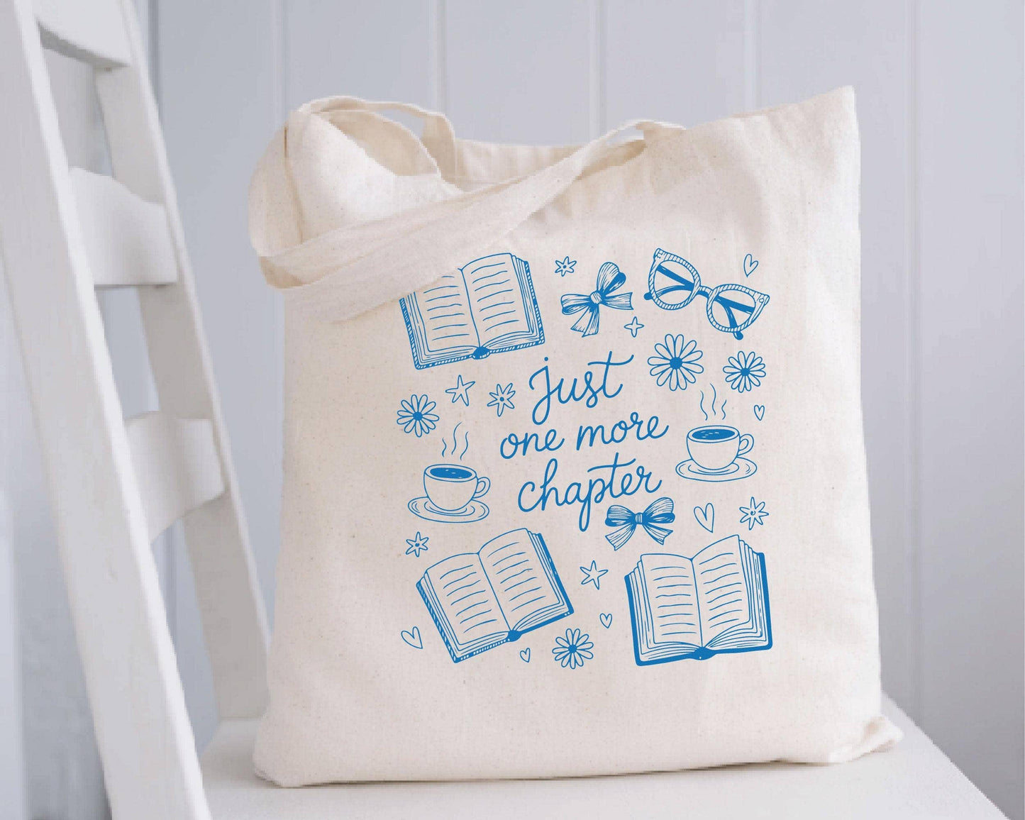 Just One More Chapter Tote Bag