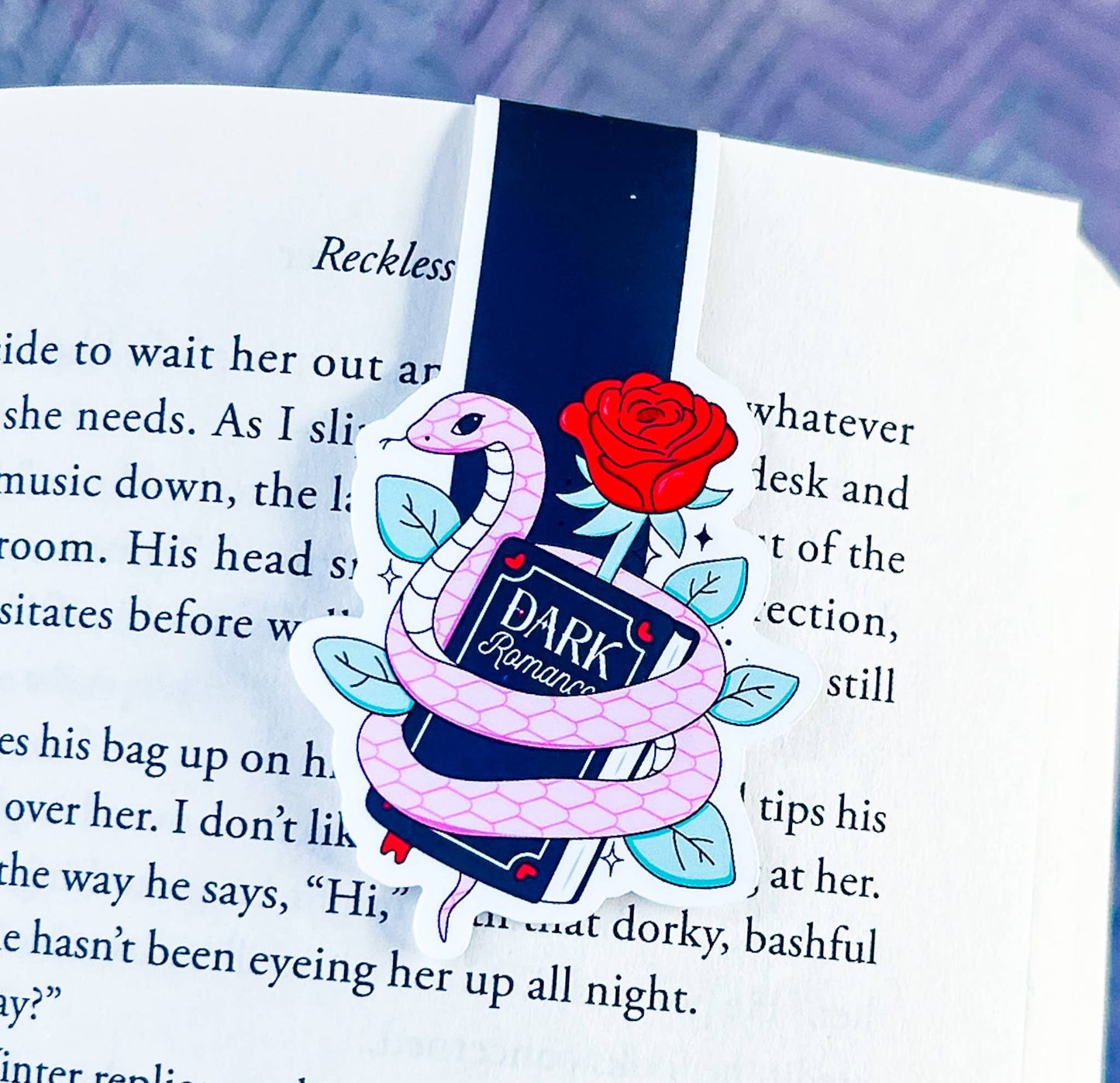 Magnetic Bookmark - Dark Romance book lover
