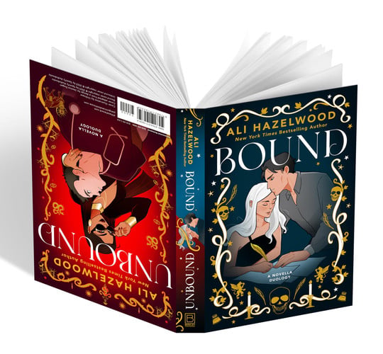 Bound and unbound book cover