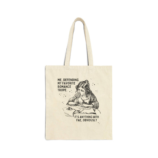 Romantasy Tote Bag: Funny Vintage Aesthetic Romance Reader