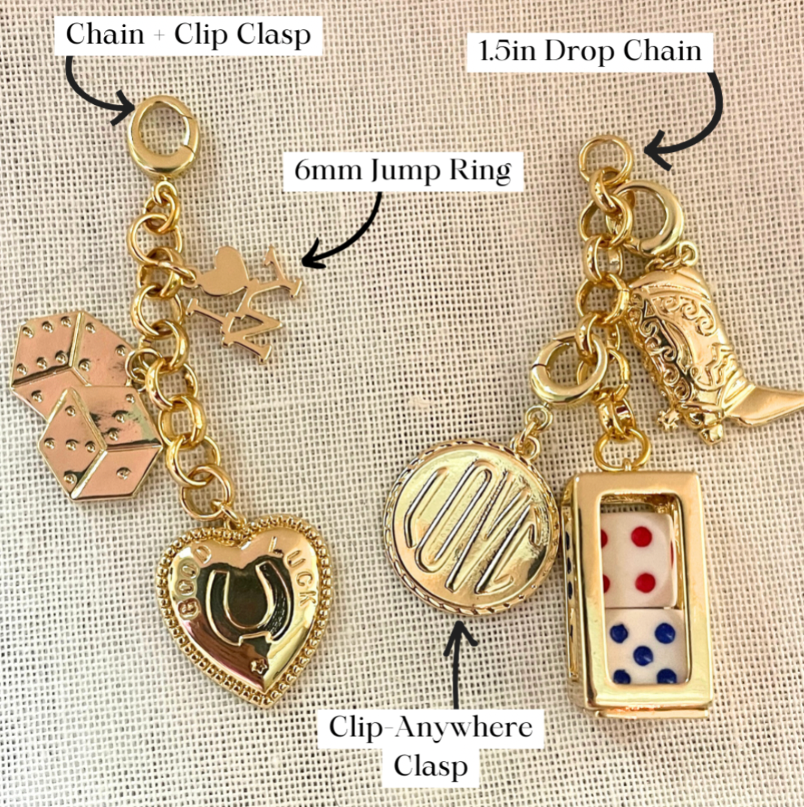 Single Charm - Gold Fish