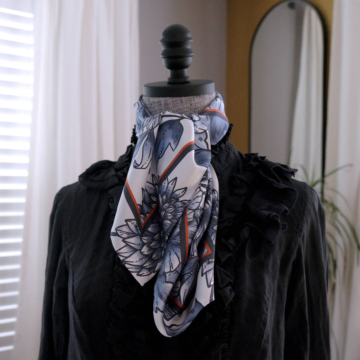 SILK COTTON SCARF | Swallow & Bloom