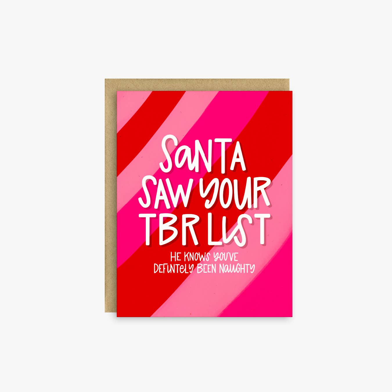 Santa Saw Your Smutty TBR – Spicy Funny Christmas Card